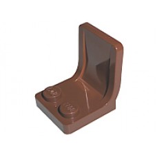 Part 4079 Reddsih Brown Minifig, Utensil Seat (Chair) 2 x 2
